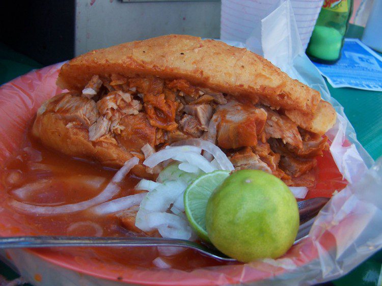 torta ahogada de guadalajara jalisco mexico