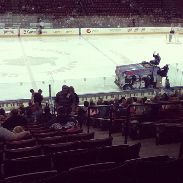 Ride the zamboni