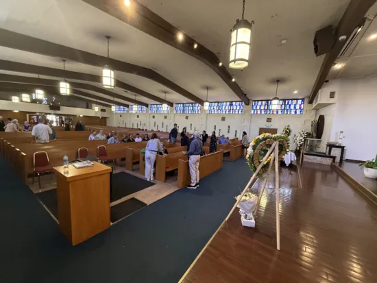 Not many pictures of the service as my phone/camera was strapped to a tripod on the stage throughout.